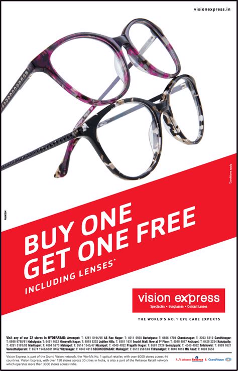 vision express order glasses online